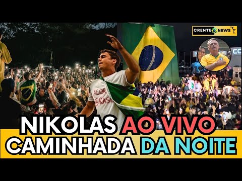 🚨AO VIVO: NIKOLAS, GAYER, JORDY E PATRIOTAS CONTINUAM CAMINHADA SOB FORTE CHUVA NOITE A DENTRO!