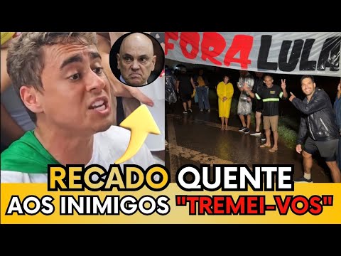 🚨URGENTE! JÁ EM BRASILIA  NIKOLAS MANDA RECADO ASSUSTADOR: “AOS NOSSOS INIMIGOS, TREMEI-VOS!” - VEJA
