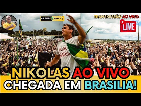 🚨🇧🇷 AO VIVO: NIKOLAS E PATRIOTAS FAZEM CAMINHADA FINAL ATÉ BRASÍLIA E TOMAM AS RUAS! ASSISTA AGORA!