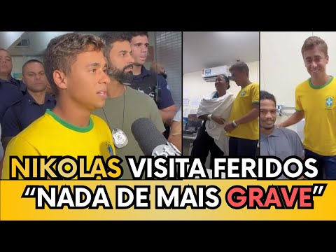 🛑🇧🇷URGENTE: Nikolas visita feridos por raio em hospital “GRAÇAS A DEUS NÃO TEM NADA DE MAIS GRAVE”