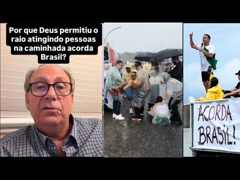 🛑🇧🇷AGORA: PASTOR RESPONDE DEBOCHE DA ESQUERDA “POR QUE DEUS PERMITIU O RAIO NA MANIFESTAÇÃO?”