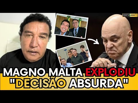 🚨 MAGNO MALTA DETONA MORAES APÓS SER BARRADO DE VISITAR BOLSONARO: “COM ELE, TUDO PODE ACONTECER!”