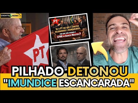 🚨 PILHADO EXPLODE E CONFIRMA DENÚNCIA DE NIKOLAS: PT PROTEGE BANQUEIROS E TRAI O POVO! - ASSISTA
