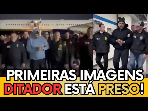 🛑 Veja o momnyo au vídeo Maduro é escoltado para fora de um avião por autoridades americanas!