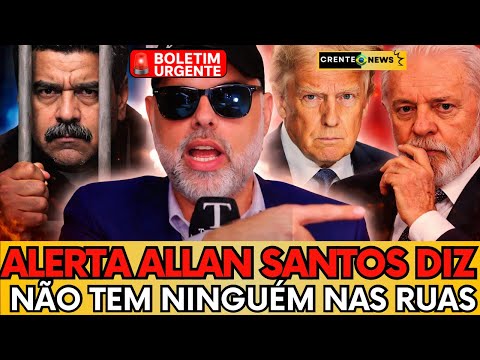 🚨 BOMBA! ALLAN DOS SANTOS QUESTIONA: MADURO VAI ENTREGAR LULA A TRUMP?