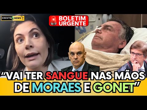 🚨 MICHELLE FAZ COLETIVA URNGETE E REVELA DETALHES DA SAÚDE DE BOLSONARO