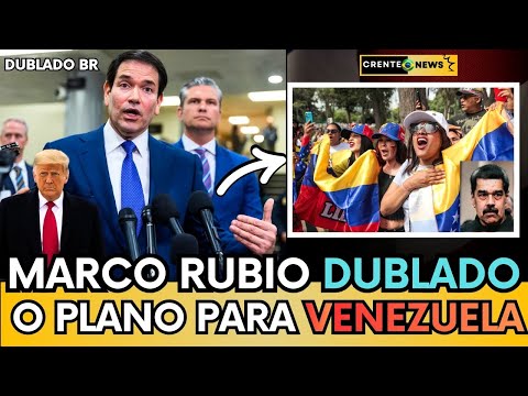 🚨 MARCO RUBIO REVELA PLANO PARA O FUTURO DA VENEZUELA, ACORDO DE MARINA CORINA E TRUMP (DUBLADO)