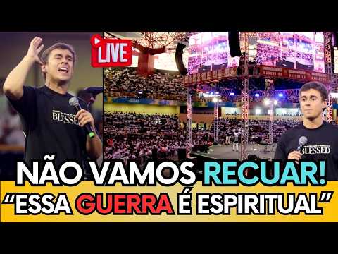 🚨🇧🇷 NIKOLAS FAZ FORTE PREGAÇÃO PARA MULTIDÃO DE JOVENS "A BATALHA CONTRA ESQUERDA É ESPIRITUAL"