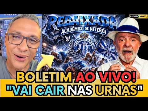 🚨BOLETIM URGENTE: LULA, PT E  AESQUERDA PASSARAM VERGONHA NACIONAL AGORA A QUEDA VEM NAS URNAS!