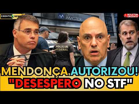 🚨URGENTE! MENDONÇA DÁ CARTA BRANCA À PF E TIRA O SONO DE MORAES E TOFFOLI! - ASSISTA E ENTENDA