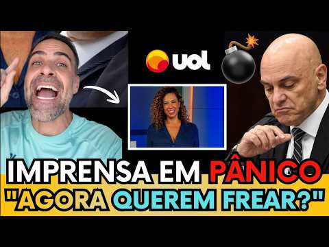 🚨 PILHADO EXPLODE AO VIVO: ATÉ O UOL QUER SABER COMO FREAR MORAES?! “AGORA ELES ACORDARAM?”- VEJA