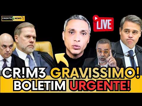 🚨BOLETIM URGENTE: PF SUSPEITA que TOFFOLI cometeu crime gravíssimo no caso MASTER! ASSISTA AO VIVO