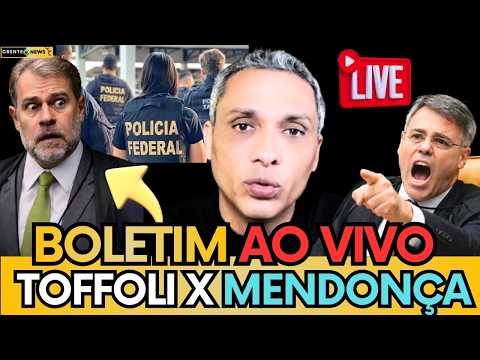 🚨 AO VIVO: O SISTEMA VAI COMEÇAR A CAIR?  MENDONÇA DÁ CARTA BRANCA PARA PF INVESTIGAR TOFFOLI NO STF