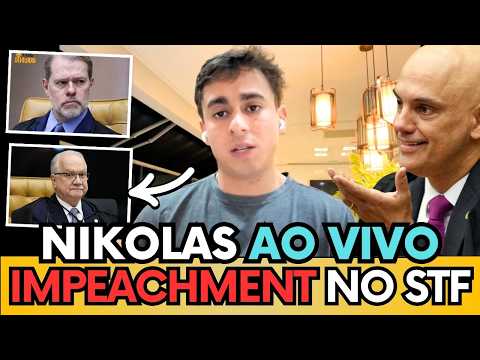 🚨 🇧🇷AO VIVO: NIKOLAS PEDE IMPEACHMENT DE FACHIN APÓS ARQUIVAR PROCESSO DE TOFOOLI DO BANCO MASTER!