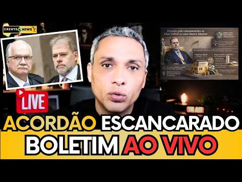 🚨AO VIVO: ACORDÃO PARA BLINDAR TOFFOLI? FACHIN PROTEGE COLEGA E GAYER REVELA BASTIDORES - ASSISTA