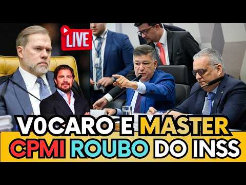 🚨 CPMI DO ROUBO NO INSS - VOCARO, MASTER E TOFFOLI  DEPOIMENTO GRAVISSIMO PODE ENTREGAR TUDO!