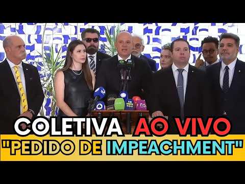 🚨 URGENTE: OPOSIÇÃO PROTOCOLA PEDIDOS DE IMPEACHMENT DE MINISTROS - ASSISTA AO VIVO