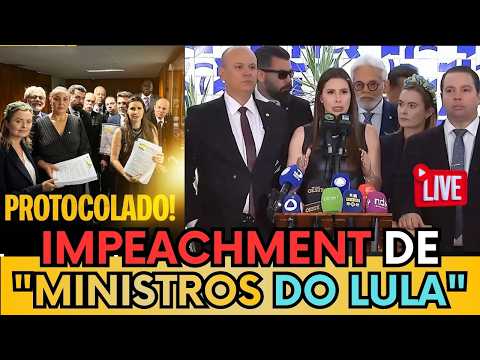 🚨 URGENTE! Deputados da oposição protocolam pedidos de impeachment de ministros do governo - assista