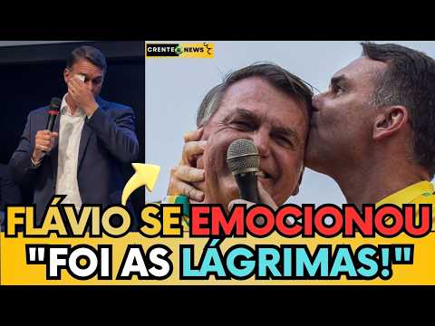 🚨 FLÁVIO BOLSONARO CHORA EM REUNIÃO DO PL AO FALAR DO PAI  “VAMOS HONRAR MEU PAI” - ASSISTA