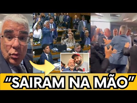 🛑🇧🇷 VEJA IMAGENS: PETISTAS PARTEM PRA BRIGA APÓS APROVAÇÃO DE QUEBRA DE SIGILO DE LULINHA