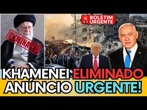 🔴 URGENTE: Khamenei, líder supremo do IRÃ, é ELIMINADO em ação de TRUMP E ISRAEL - VEJA O MOMENTO!