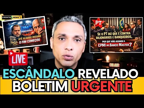 🚨BOLETIM URGENTE: CPI DO BANCO MASTER GANHA FORÇA APOS DEPOIMENTO À POLÍCIA FEDERAL - ASSISTA