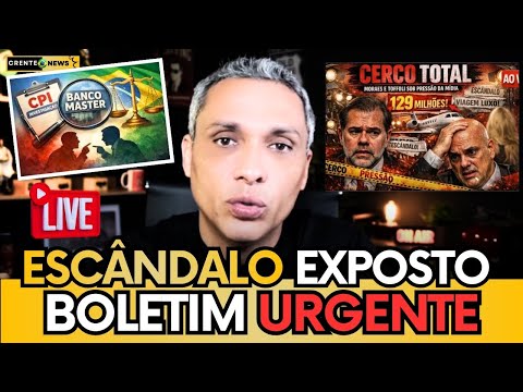 🚨BOLETIM URGENTE: DEPOIMENTO À PF MUDA TUDO E CPI DO BANCO MASTER GANHA FORÇA - ASSISTA E ENTENDA