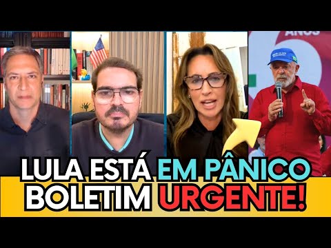 🚨 BOLETIM AO VIVO: LULA E O PT EM PÂNICO! PESQUISAS DESPENCAM E FLÁVIO DISPARA! - ASSISTA E ENTENDA