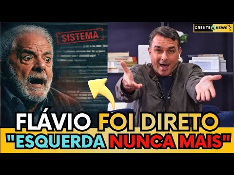 🚨 ESQUERDA EM PÂNICO! "FLÁVIO BOLSONARO DIZ QUE O POVO NÃO SENTIRÁ FALTA DO PT"- ASSISTA E ENTENDA