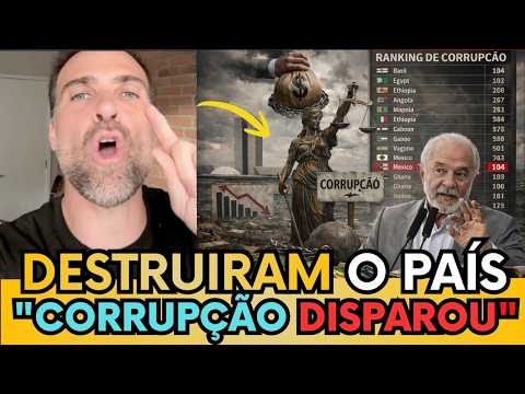 🚨PILHADO EXPLODE! BRASIL ENVERGONHADO NO RANKING GLOBAL DE CORRUPÇÃO – E LULA É CULPADO! - ASSISTA