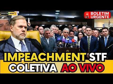 🚨 COLETIVA URGENTE! VAN HATTEM E GIRÃO E PROTOCOLAM NO SENADO O PEDIDO DE IMPEACHMETN DE TOFFOLI
