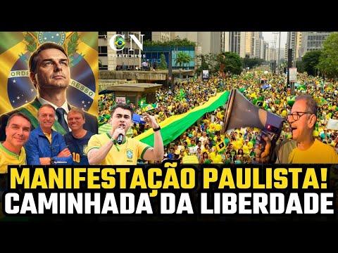 🚨AO VIVO: SEBASTIÃO COELHO E PADRE KELMOM EM MANIFESTAÇÃO NA PAULISTA EM CAMINHADA PELA LIBERDADE!