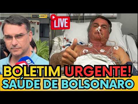 🚨 BOLETIM URGENTE: BOLSONARO É INTERNADO ÀS PRESSAS! FLÁVIO ALERTA: “NÃO É FRESCURA!”