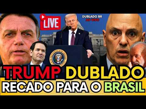 🔴 TRUMP FAZ PRONUCIAMENTO URGENTE - LULA MANDA RECADO PARA TRUMP E MORAES IMPEDE VISITA A BOLSONARO