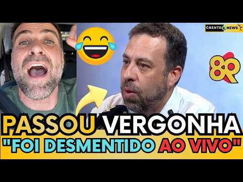 🚨 BOULOS É DESMENTIDO AO VIVO PASSA VERGONHA E FOGE DA ENTREVISTA! CLIMA FICA TENSO NA RÁDIO - VEJA