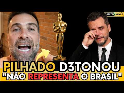 🚨 PILHADO 3XPLODE E D3TONA WAGNER MOURA APÓS OSCAR: “ESSE B0ST4 NÃO REPRESENTA O BRASIL!”