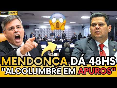 🚨VITÓRIA! MENDONÇA DÁ 48H E COLOCA ALCOLUMBRE CONTRA A PAREDE NA CPMI DO INSS!