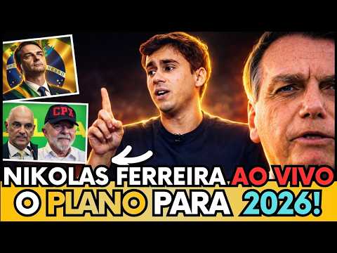 🚨NIKOLAS FERREIRA "O FUTURO DO BRASIL ESTÁ EM NOSSAS MÂOS" ENTREVISTA COMPLETA, ASSISTA AO VIVO!
