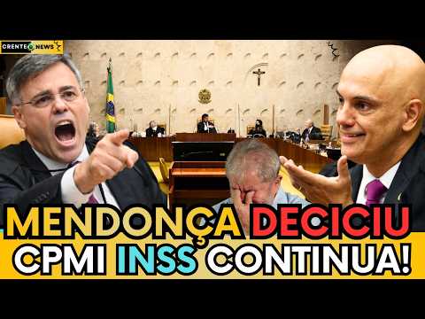 🚨BOLETIM URGENTE: ANDRE MENDONÇA E MINISTROS VOTAM PROGRORRAÇÃO DA CPMI DO INSS, ASSISTA AO VIVO!