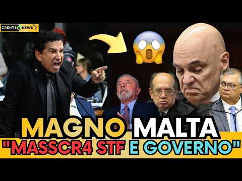 🚨MAGNO MALTA RASGA O VERBO E DETONA GOVERNO e STF EM FORTE FALA NA FINAL DO RELATÓRIO DA CPMI D INSS