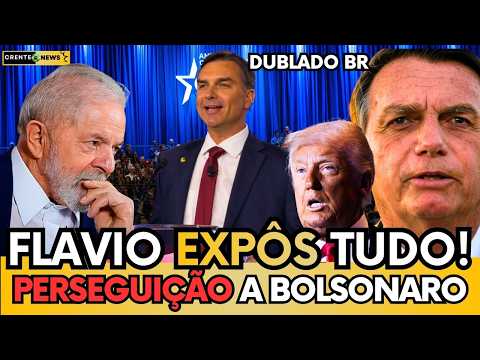 🚨"O QUE ESTÁ ACONTECENDO NO BRASIL É INJUSTO" FLÁVIO BOLSONARO manda um ALERTA NO CPAC para o MUNDO