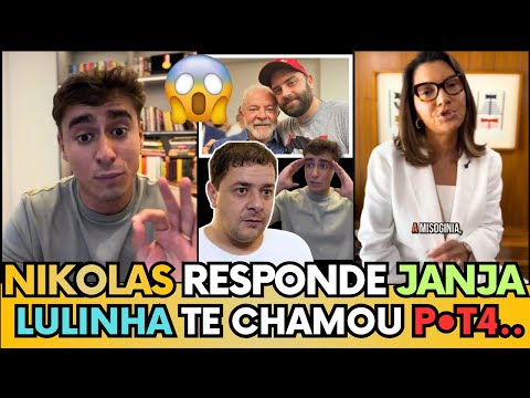 🛑🇧🇷BOMB4:NIKOLAS MANDA RECADO PARA JANJA “VOCÊ DEVE ESTAR ME CONFUNDINDO COM O FILHO DO SEU MARIDO”