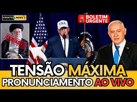 🔴 URGENTE: TRUMP FAZ PRONUNCIAMENTO POLÊMICO APÓS ELIMINAÇÃO DO LÍDER DO IRÃ | DUBLADO AO VIVO
