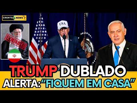 🔴 URGENTE: TRUMP faz ameaça Guarda do Irã, em novo discurso: 'RECUEM PARA SUAS CASAS" - DUBLADO BR