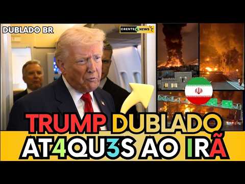 🔴 PRONUNCIAMENTO URGENTE: TRUMP DIZ ANIQUILOU FORÇA AERÉA DO IRÃ E DESTRUIU 44 NAVIOS - DUBLADO BR