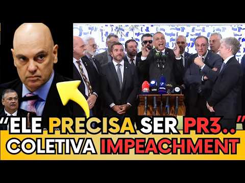 GAYER, VAN HATTEM, JORDY E OPOSIÇÃO PEDEM IMPEACHMENT DE MORAES E AFASTAMENTO DE ALCOLUMBRE