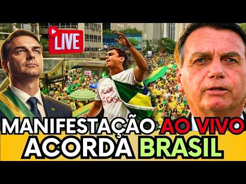 🚨VEJA IMAGENS AO VIVO: MANIFESTAÇÃO ACORDA BRASIL LEVA MULTIDÃO DE PATRIOTAS PARA RUAS DO BRASIL!