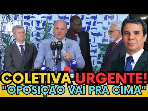 🚨COLETIVA URGENTE: OPOSIÇÃO PROTOCOLA DENÚNCIA-CRIME CONTRA MINISTRO ABALA BRASÍLIA!