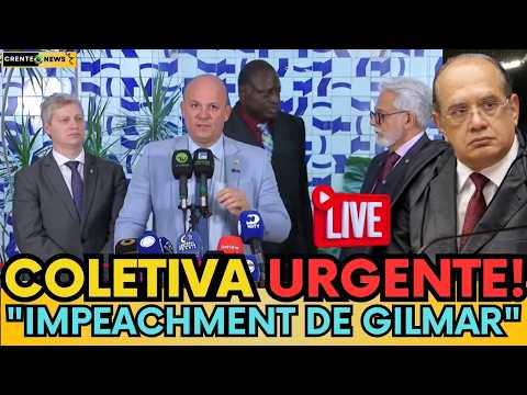 🚨 AO VIVO: OPOSIÇÃO PARTE PRA CIMA E PEDE IMPEACHMENT DE GILMAR MENDES!