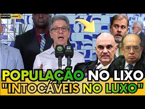 🚨ZEMA PARTE PRA CIMA DO STF: “INTOCÁVEIS NO LUXO E O POVO NO LIXO!” - ASSSISTA